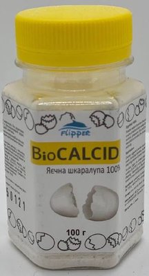BioCalcid 100гр. мелена яєчна шкаралупа 100%  242011 фото
